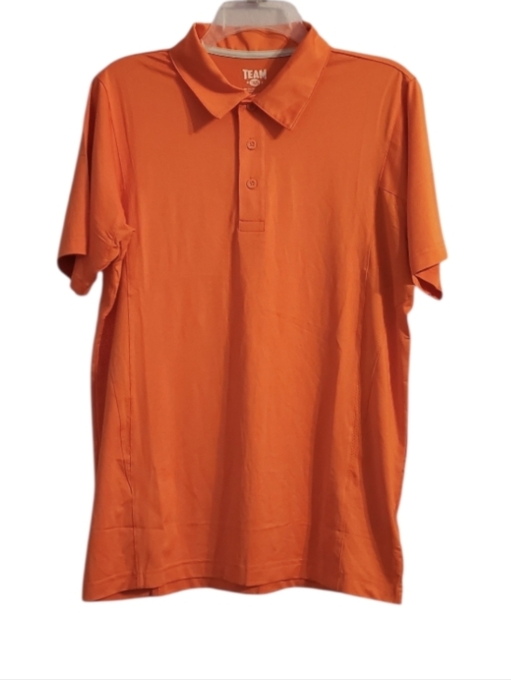 New Team 365 Men's Zone Performance Orange Polo Shirt S